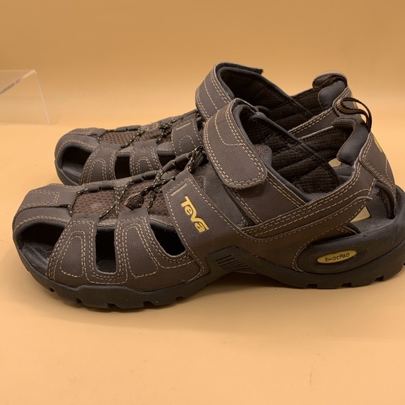 Teva Men\'s Forebay Outdoor Hiking Sandals Closed Toe  Coffee Brown Size 9 main image 7